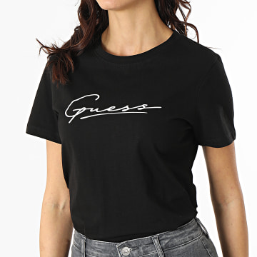  Guess - Tee Shirt Femme V2RI11 Noir