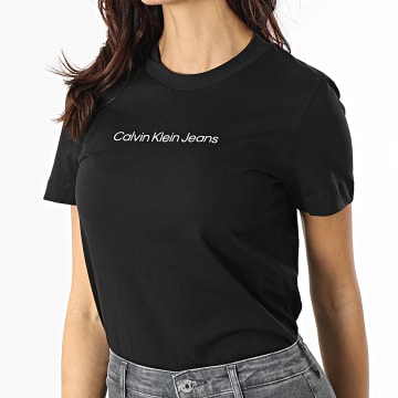  Calvin Klein - Tee Shirt Femme 7713 Noir