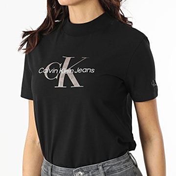 Calvin Klein - Tee Shirt Femme 7714 Noir