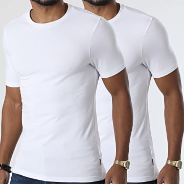  Only And Sons - Lot De 2 Tee Shirt Basic Blanc