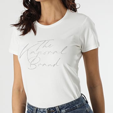  Kaporal - Tee Shirt Femme Kram Blanc
