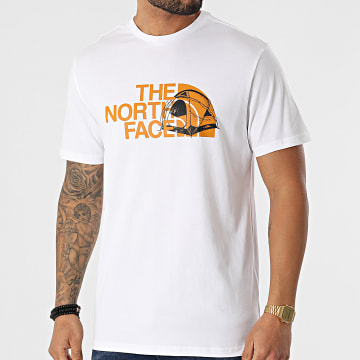  The North Face - Tee Shirt Tier 3 Graphic Blanc