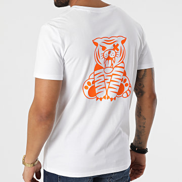  Sale Môme Paris - Tee Shirt Tigre Blanc Orange