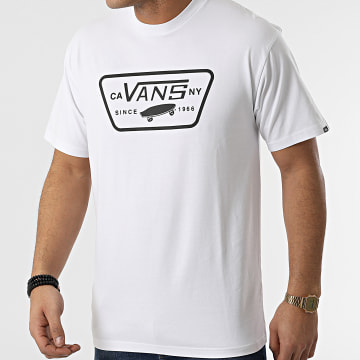  Vans - Tee Shirt Full Patch QN8YB2 Blanc