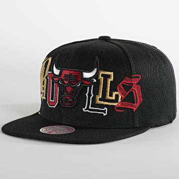  Mitchell and Ness - Casquette Snapback Hype Type Chicago Bulls Noir
