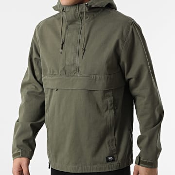  Vans - Veste Capuche Col Zippé Elson Grape Leaf A7SDZ Vert Kaki