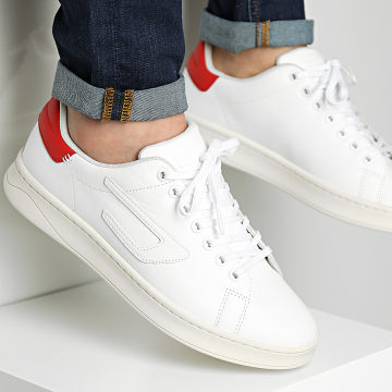  Diesel - Baskets S-Athene Low Y02869 White High Risk Red
