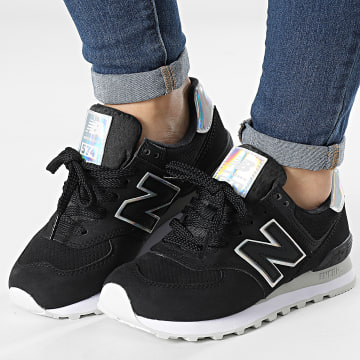 New Balance Baskets Femme Classics 574 WL574HO2 Black Iridescent LaBoutiqueOfficielle