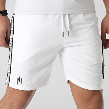  NI by Ninho - Short Jogging 037 Blanc