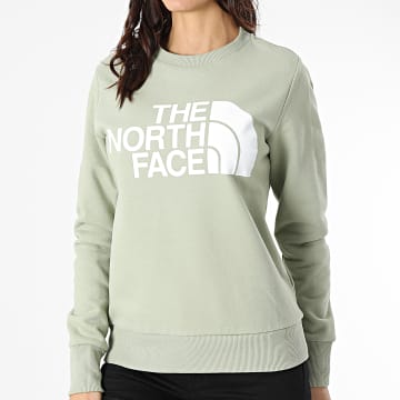  The North Face - Sweat Crewneck Femme Standard Vert Kaki