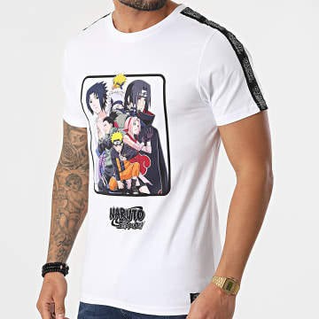  Naruto - Tee Shirt A Bandes Front Blanc