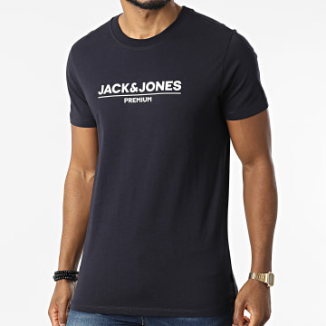  Jack And Jones - Tee Shirt Branding 12205731 Bleu Marine