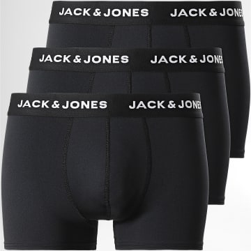  Jack And Jones - Lot De 3 Boxers Microfibre Base Noir