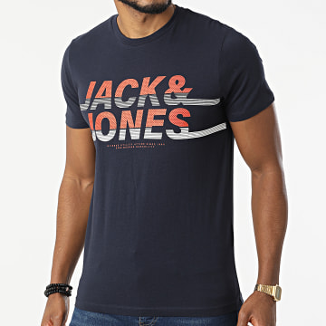  Jack And Jones - Tee Shirt Charles Bleu Marine