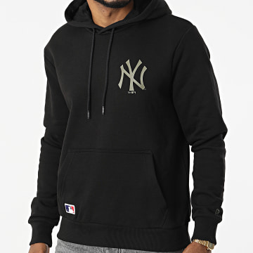  New Era - Sweat Capuche Left Chest Team Logo New York Yankees 12893144 Noir