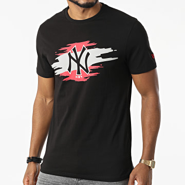  New Era - Tee Shirt Tear Logo New York Yankees 12893112 Noir