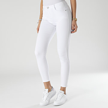  Girls Outfit - Jean Skinny Femme A221 Blanc