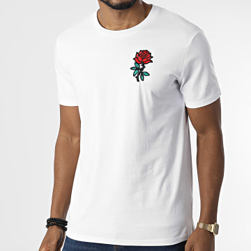  Luxury Lovers - Tee Shirt Parisian Roses Blanc