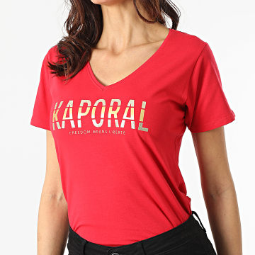  Kaporal - Tee Shirt Femme Krew Rouge