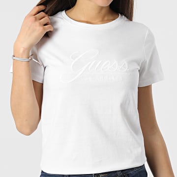  Guess - Tee Shirt Femme W2GI09 Blanc