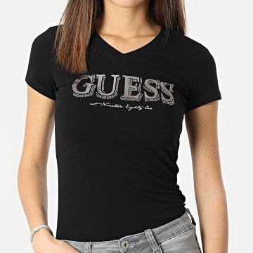  Guess - Tee Shirt Femme W2GI05 Noir