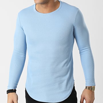  Uniplay - Tee Shirt A Manches Longues Oversize UY776 Bleu Clair
