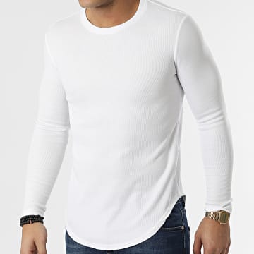  Uniplay - Tee Shirt A Manches Longues Oversize UY776 Blanc