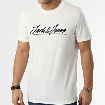  Jack And Jones - Tee Shirt Tons Upscale Blanc