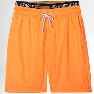  American People - Short De Bain Enfant Bruce Orange Fluo