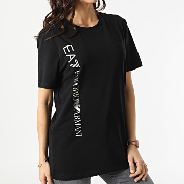  EA7 Emporio Armani - Tee Shirt Femme 3LTT09 Noir