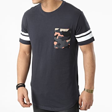  Only And Sons - Tee Shirt Oversize Poche 22021873 Bleu Marine