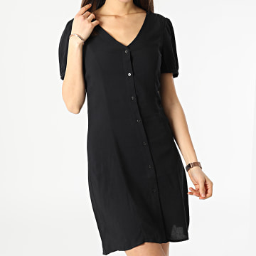  Only - Robe Chemise Femme Lucy Noir