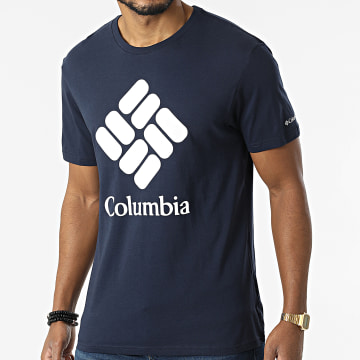  Columbia - Tee Shirt Basic Logo 1680053 Bleu Marine