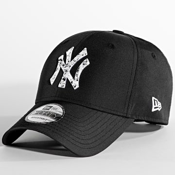 Casquette New Era Los Angeles Lakers - Noir Et Blanc - Modèle 9Forty - Taille Unique