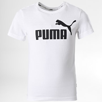  Puma - Tee Shirt Enfant Essential Logo 586960 Blanc