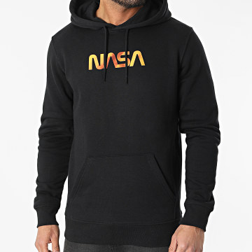 NASA - Sweat Capuche Skid Holo Laser Noir Iridescent