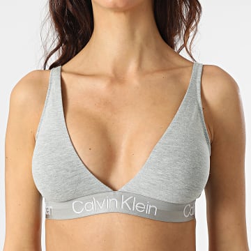  Calvin Klein - Soutien-Gorge Femme QF6683E Gris Chiné