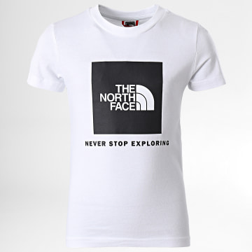  The North Face - Tee Shirt Enfant Box Blanc