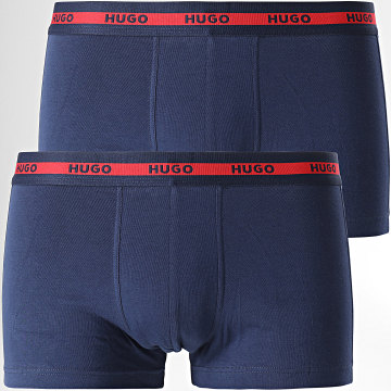  HUGO - Lot De 2 Boxers 50469775 Bleu Marine