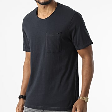  Only And Sons - Tee Shirt Poche Roy Bleu Marine