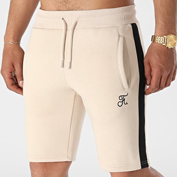  Final Club - Short Jogging Premium A Bandes 933 Beige