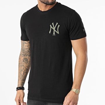  New Era - Tee Shirt Team Chest Logo New York Yankees 12893146 Noir