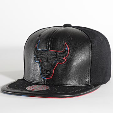  Mitchell and Ness - Casquette Snapback Day One Chicago Bulls Noir Rouge Bleu