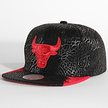  Mitchell and Ness - Casquette Snapback Day 5 Chicago Bulls Noir Rouge