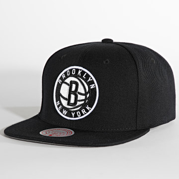  Mitchell and Ness - Casquette Snapback Team Ground 2 Brooklyn Nets Noir