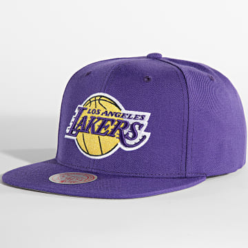  Mitchell and Ness - Casquette Snapback Team Ground 2 Los Angeles Lakers Violet