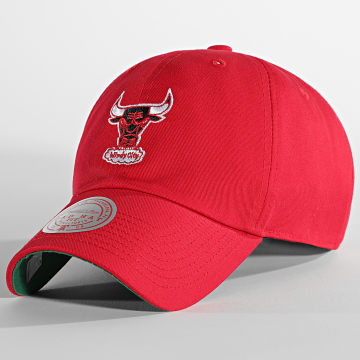  Mitchell and Ness - Casquette Team Ground 2 Dad Cap Chicago Bulls Rouge