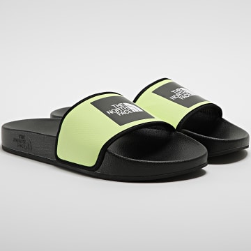  The North Face - Claquettes Base Camp Slide III Noir Jaune Fluo