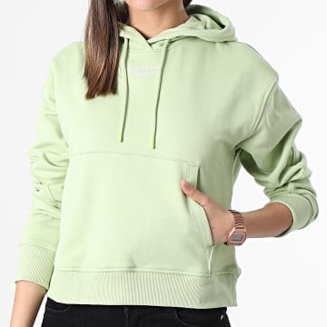 Calvin Klein - Sudadera con capucha para mujer 8048 Verde