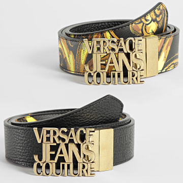  Versace Jeans Couture - Ceinture Réversible 72YA6F11 Noir Doré